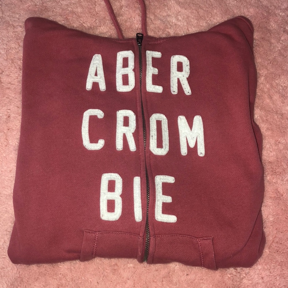 Coral Abercrombie zip up